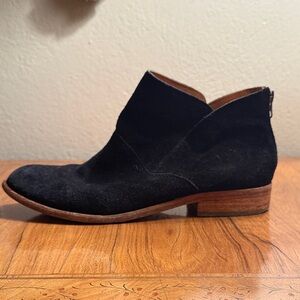 Suede Black Ankle Boots